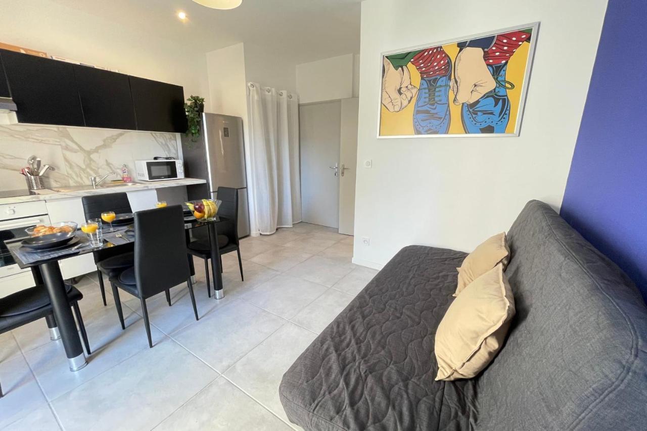 Ferienwohnung Le Grand Bleu Terrasseclimwifinetflix Proche Gare-Centre Marseilles Exterior foto