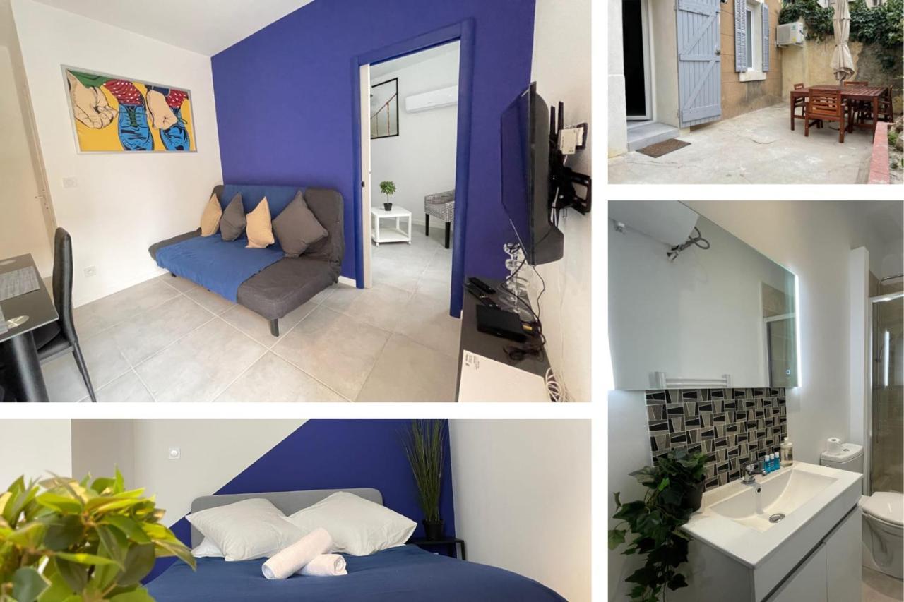 Ferienwohnung Le Grand Bleu Terrasseclimwifinetflix Proche Gare-Centre Marseilles Exterior foto
