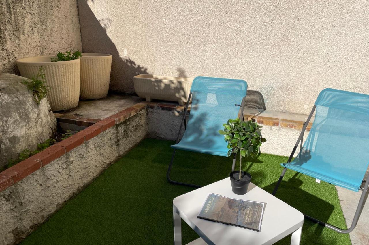 Ferienwohnung Le Grand Bleu Terrasseclimwifinetflix Proche Gare-Centre Marseilles Exterior foto