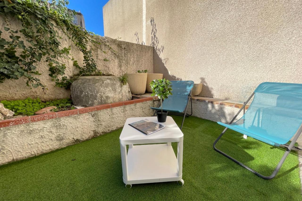 Ferienwohnung Le Grand Bleu Terrasseclimwifinetflix Proche Gare-Centre Marseilles Exterior foto
